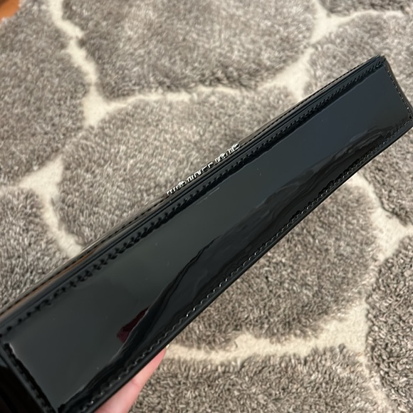 Michael by Michael Kors Berkley Legacy Leather Clutch Patent Black Leather - Picture 6 of 8